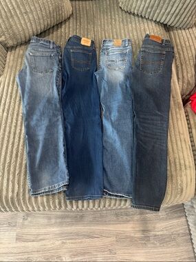 Four Pairs of Boys  Blue Denim Jeans - Assorted Washes